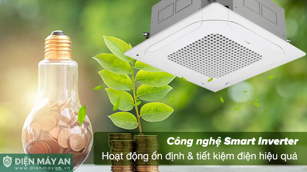 Điều hòa âm trần cassette LG Inverter 48000 BTU 3 pha ZTNQ48LMLA0